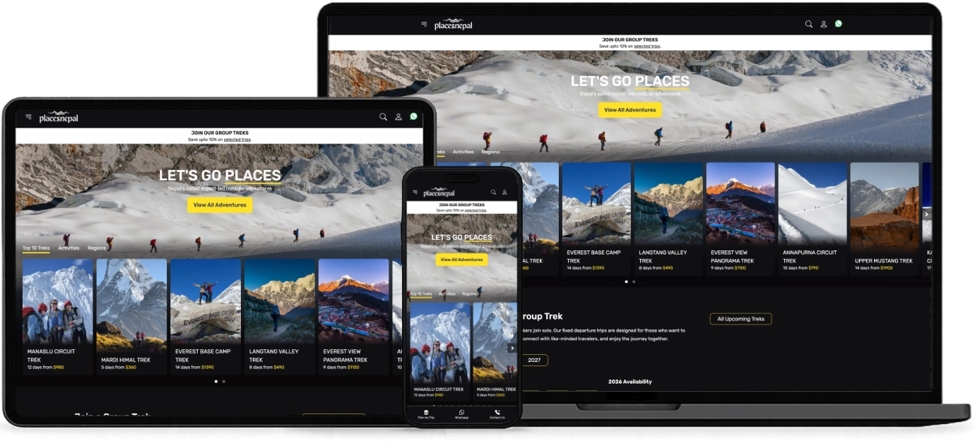 Places Nepal website